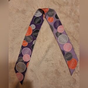 Coach EUC twilly, neck/bag scarf
